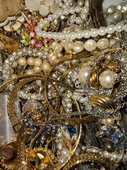 Unsearched Jewelry Lot VTG Vintage to Modern- PRICED PER POUND.