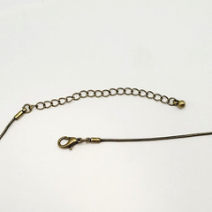Exotic Hammered Style 5 Metal Plate Bib Necklace Brutalist Cleopatra Look 21 In