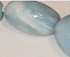 Vintage Israel Sterling Silver Blue Gemstone Bead Statement Necklace Heavy 9.6oz