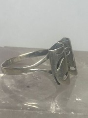 Tragic comic ring size 5.50 sterling silver tragedy comedy theatrical band theat