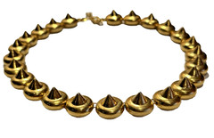 MMA Signed Vtg Gold Plated Necklace w/ Spikes – Museum of Modern Art
