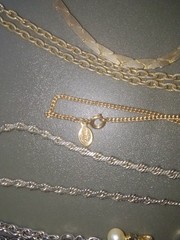 26 pcs jewelry drawer costume jewelry, RG, GP, 925/ Rings, necklaces, bracelets
