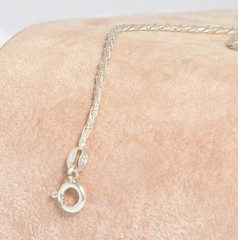 Vintage 7″ 925 Italian ISC sterling silver bracelet w/large puffed heart — A