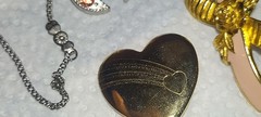 Vintage Lot Of 8 Brooches Pins Necklace Key Etc. 1 Avon And 1 Variety