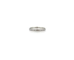 Vintage Belais Wedding Band, Size 7.75, Art Deco
