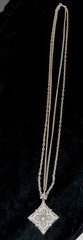VintagePendant Necklace by Celebrity 30” long Boho Gothic Hippie Biker Costume