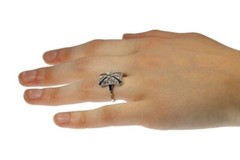 4.00Ct Art Deco Style Round Lab Created Diamond Wedding Finish White Gold Ring