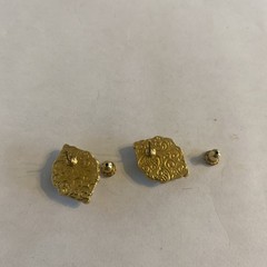 Vintage 1928 Faux Pearl 14K Gold Filled Posts Earrings NEW 1980s Made In USA NOS