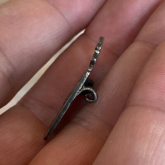 Antique Vtg Nisi Dominus Frustra England English Religious Hospital Pin Brooch