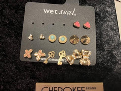 Lot #7: Assortment of Stud Earrings Many Kinds In Original Packaging