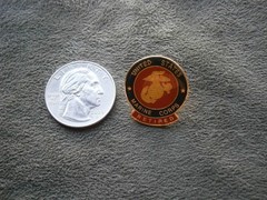 US Marine Corps USMC Retired Vintage Enamel Lapel Pin Badge 3.5g