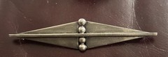 Vintage Sterling Signd ANDRA DATED 1939 TRUE Art Deco Modernist Brooch 23G