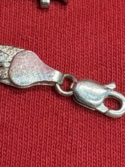 Vintage Sterling 925 Lot (3) Bracelets 2Italy,1Canada, 3 Sizes See Pics Used