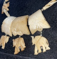1960’s Made For USSR In India.Beautiful Necklace With Elephant.
