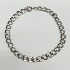 Vtg Sterling Silver 5.7mm Oval Twist Link Chain 7.25″ Bracelet Spring Ring 8.7g