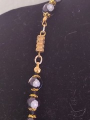 RARE: VINTAGE DE ROMA MILIFIORI 30IN VENETIAN GLASS NECKLACE WITH ORIGINAL TAG