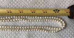 Opera Length (100″ Long) Natural Pearl Necklace Approx. 450+ Pearls, Average 4MM