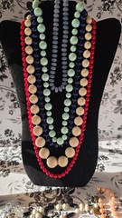 20 Vintage Retro MCM Beaded Necklace Various Colors