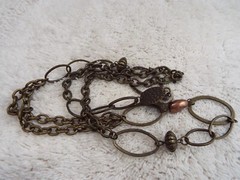 Brasstone Chain Necklace (D32)