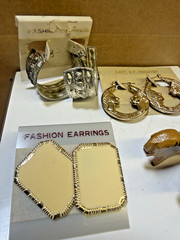 Vintage 1990’s Bohemian Style lot of 4 hook & Stuff Earrings Unused