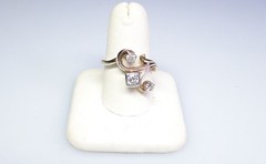 🌟Antique 14K Gold Nouveau Diamond Ring Lovely Design Size 6 3/4