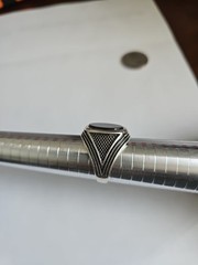 925 Sterling Silver Vintage Real Black Onyx Signet Ring Size 11.25