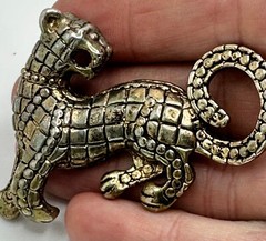 Lot 8 Vtg Figural Leopard Zebra Dachsund Etc. Brooches Pins Liz Claiborne Etc.