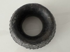 Antique Bronze African Currency Slave Bangle Bracelet
