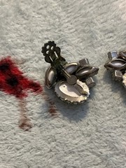 Vintage Juliana DeLizza And Elster Clamper Bracelet And Matching Clip Earrings