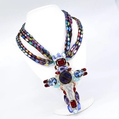 Hanna Bernhard, Haute Couture, L’OFFICIEL FEATURED, Decorative Cross Necklace