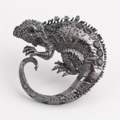 Fashion Personality Creativity Lizards Chameleons Gift Collar Decor Corsage