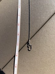 Vintage Estate Sterling Silver 925 Mens Chain 18 inch USED
