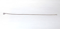 Vtg Sterling Silver 925 Serpentine Chain Link Bracelet 6.5″ (2g) 2mm Wide-Signed