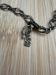 Vintage 00s Jill Schwartz Elements multi charm beaded chain necklace