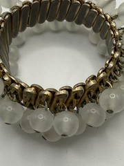 Vintage Japan Cha Cha Glass Bead Expansion Bracelet