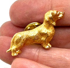 Lot 8 Vtg Figural Leopard Zebra Dachsund Etc. Brooches Pins Liz Claiborne Etc.