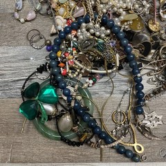 1lb 13 oz True Junk Drawer Costume Jewelry Lot