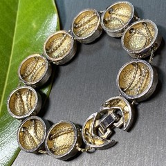 FIFA Soccer Ball Vintage Bracelet Sports Estate Jewelry Pre-Owned 7″ Foldover