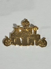 Lovely Trick or Treat Pumpkin Jack-O-Lantern Rhinestones Brooch Vintage 1980’s