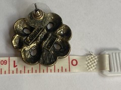 Vintage Signed LaVintage Clip On Rhinestone Earrings