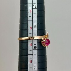 USSR Vintage Original Rose Gold Ruby (lab. made) Ring 583 14K 3.05 g. 9 1/2 US