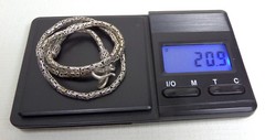 Samuel B Sterling Silver Necklace Fancy Byzantine Design 18 Inches 2.5mm 20.9 Gr