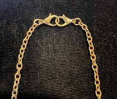 Vintage Bold Iridescent Geometric statement chocker