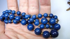 Vintage Beaded Strand Necklaces Earrings Carnelian? 7pc Necklace Lot