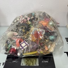 3+ lbs VTG to NOW CRAFT JUNK SCRAP BROKEN Jewelry Lot Harvest Repurpose Salvage