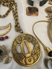 VTG Gold Tone Jewelry Lot ALL SIGNED Napier Marvella Amway AJC Carolee Whiting D