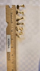 Evan St. Clair Gold Tone Diamond Dust Clip Earrings