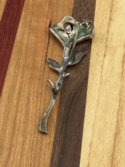 Vintage 925 Sterling Silver Stick Pin Flower Beautiful!