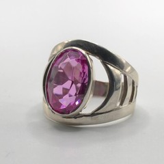 Vintage Soviet Silver Ring Size 9 Women’s Jewelry