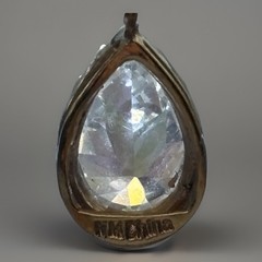Drop Dangle Crystal Royal Pear Drop Earrings Nolan Miller Glamour Collection VTG